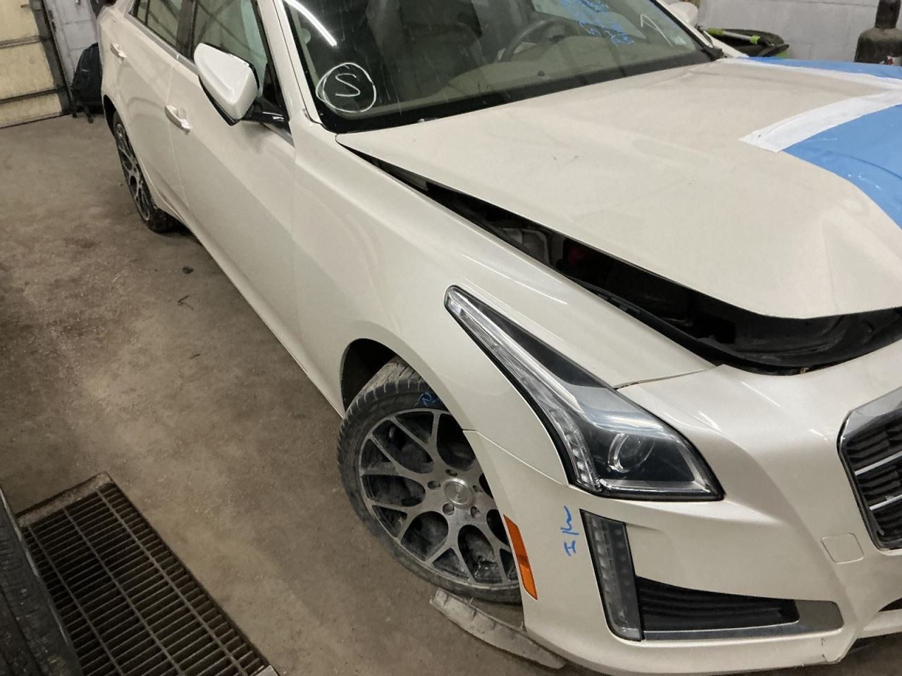 Rear View Mirror Replacement Compatible with 2014-2019 Cadillac XTS Part Number 4719590