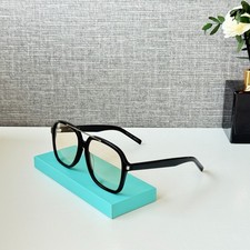 Saint Laurent SL 545 001 Sunglasses Black 58mm Light Yellow Lens