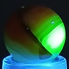 Jabo Peewee Marble .48 Inches UV Reactive Near-Mint Condition Combined Shipping