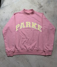 Parke Women Varsity Mockneck Fleece Conch/Peel Brand New In Bag L/XL