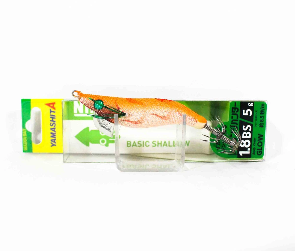 Leurre Yamashita Naory RH 1.5D Pour Calmar – 5,5g, Coule Vite (2,5s/m), Coloris 002, Neuf Sous Blister