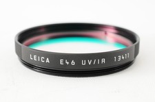  MINT Leica 13411 E46 UV / IR Filter Black For M8 Camera From JAPAN