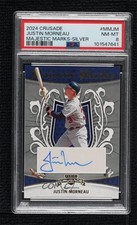 2024 Panini Crusade Majestic Marks Silver 53/99 Justin Morneau PSA 8 Auto 0e2x