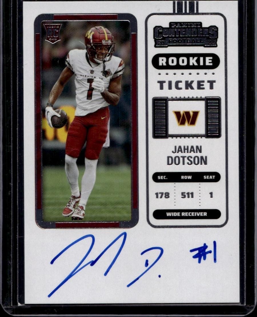 2022 Panini Contenders Optic #121 Jahan Dotson