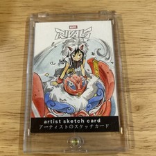 Marvel Rivals Artist Scetch Card  Peni Parker...