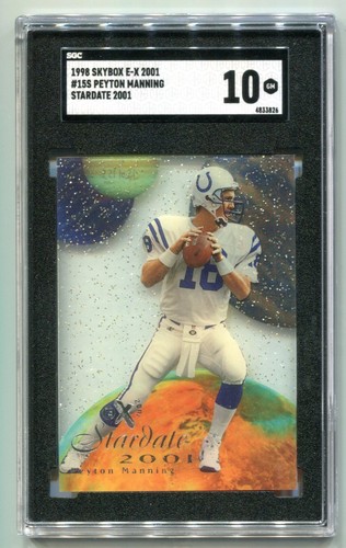 Peyton Manning #15S — 1998 Skybox E X2001 Stardate football card