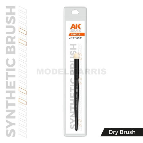 AK AKB024 Synthetic Dry Brush - M - Picture 3 of 3