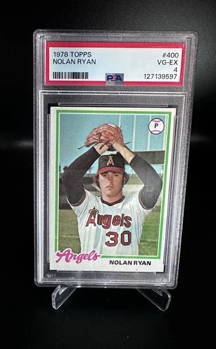 NOLAN RYAN 1978 TOPPS Set-Break #400 HOF Angels