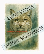 500 piece jigsaw puzzle Wildlife lynx nature theme
