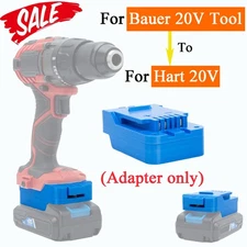 Battery Adapter For Hart 20v Battery to for Bauer 20V Power Tools NEW Converter