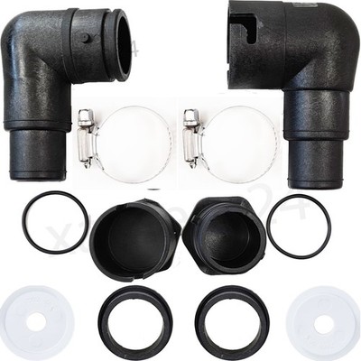 Ersatz Anschluss Kit für AREBOS Pool Solarheizung 32 38mm Schlauchanschluss