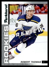 2018-19 Upper Deck Parkhurst Rookies Previews Robert Thomas St. Louis Blues