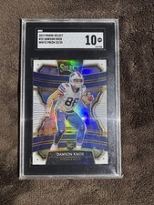 2019 Panini Select Dawson Knox 32 White Prizm 32/35 SGC 10 Pop 1