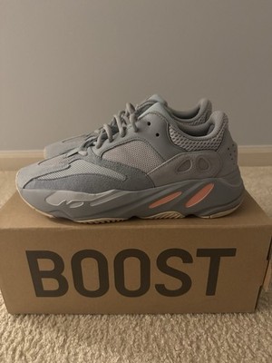 Adidas Yeezy Boost 700 V1 Inertia Gray Suede Low Top Sneakers EG7597 2019