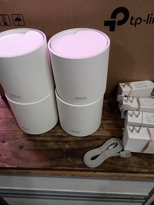 TP-Link Deco X50 AX3000 Mesh WiFi 6 Routers Set of 4, 3-Port