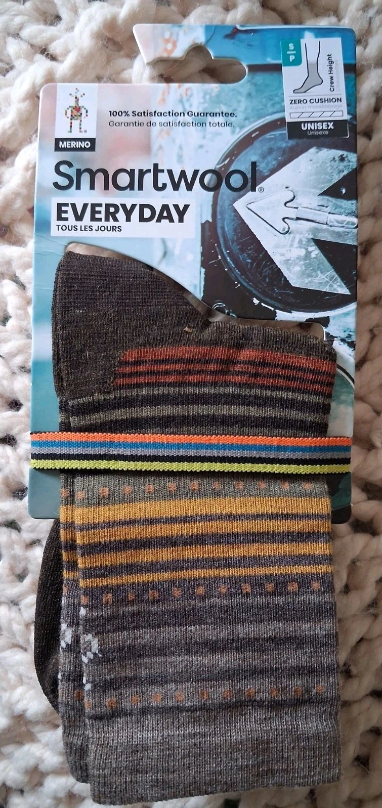 Smartwool socks Small Sm S merino wool Spruce Street crew Women Men Striped