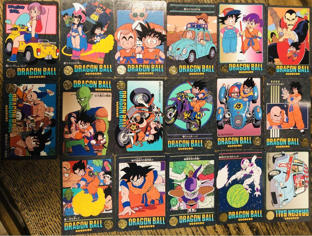 17 Pieces Of The Time Dragon Ball Visual Adventure Normal Carddass