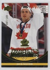2023 Team Canada Juniors Prospectus Momentous Electric Yellow Jack Matier 11k6