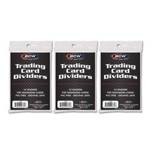 Trading Card Dividers (30 Pack) | Archival Quality with Write-On Tabs | Fits ...
