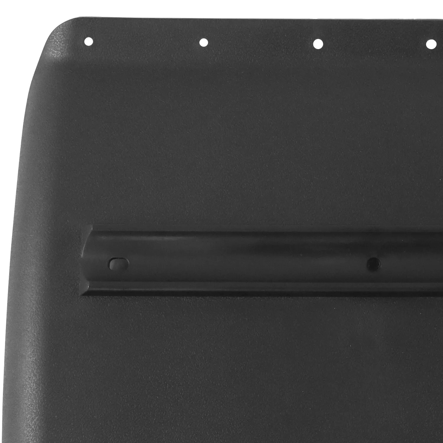 Quarter Fender 24"x24" For Semi Truck Black Poly Pair Freightliner Volvo VNL Set