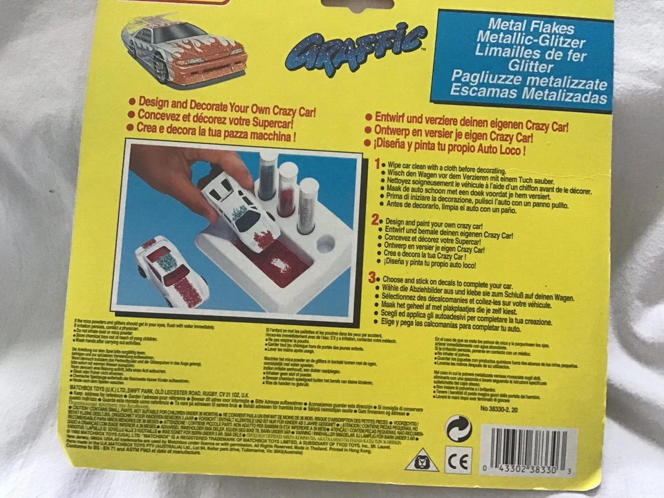 MATCHBOX GRAFFIC TRAFFIC COPOS METÁLICOS LAMBORGINI & PONTIAC? - SIN ABRIR Foto 2 de 2