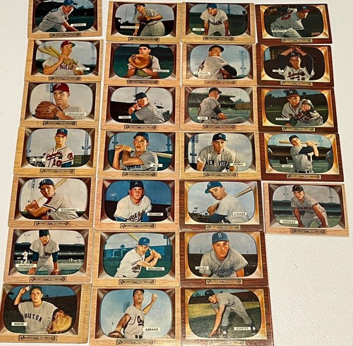 1955 Bowman lot 36 diff #37-73 w Reese 37, Wynn 38, Howard RC 68, PSA4 Slaughter - Picture 5 of 24