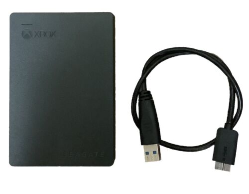 SEAGATE SRD0NF1 2TB External Game Drive Hard Drive For Xbox With USB Cord - Gray