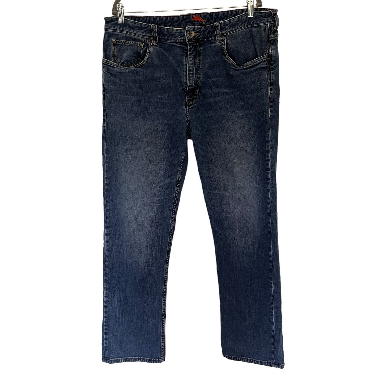 TOMMY BAHAMA Sand Drifter Authentic Straight Mens Jeans Sz 38x30