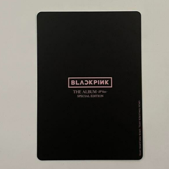 BLACKPINK Lisa The Album JP Ver. official photocard Special