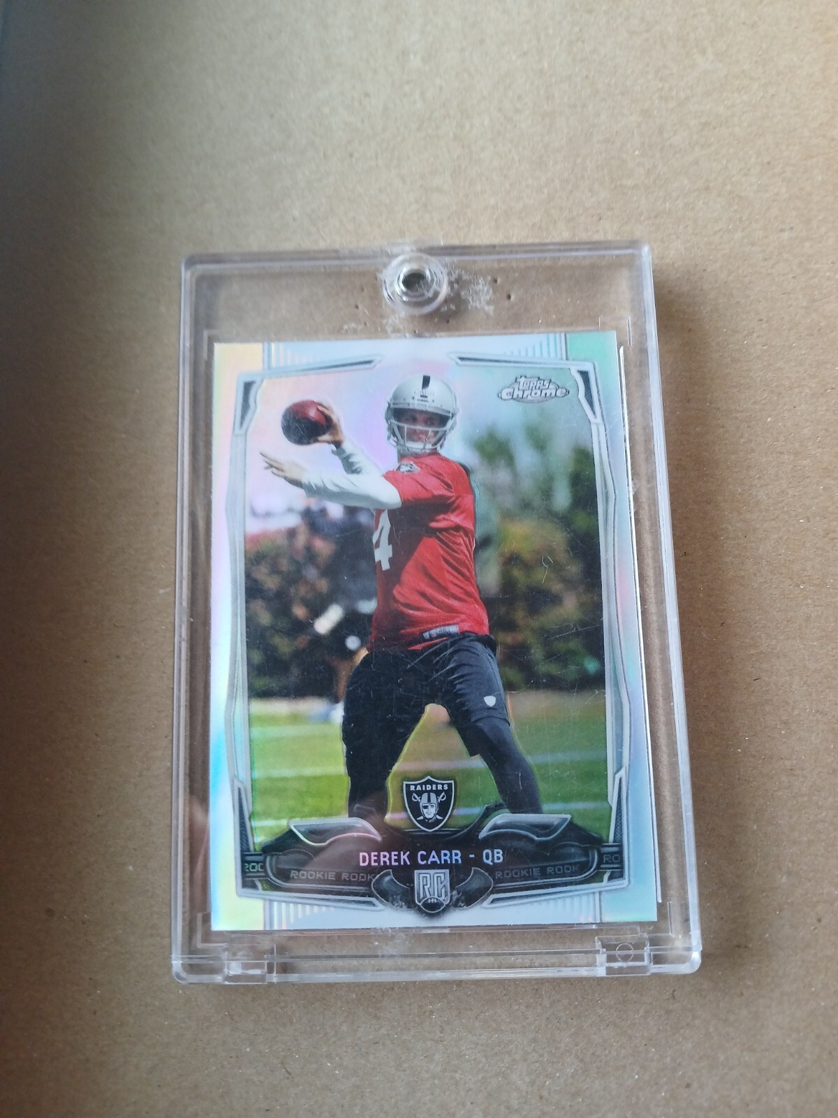 Derek Carr 2014 Topps Chrome Silver REFRACTOR Rookie RAIDERS SAINTS MINT++