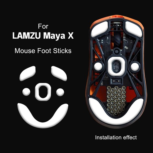 Anti-slip Mouse Grip Tape Skate Suck Sweat Sticker For LAMZU Maya X Gaming M _&l - Afbeelding 3 van 23