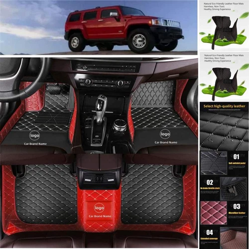 For Hummer H2 H3 Car Floor Mats Custom Waterproof Carpets Liners Pads Handmade - Imagen 1 de 35