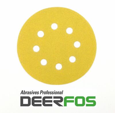 125 mm 5 Zoll Schleifscheiben Schwingschleifpapier Klett Pads Metabo Bosch etc.CA331
