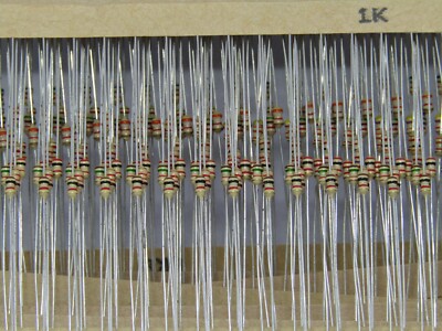 Kohle Film Widerstand 4 Band 5% Toleranz 1/8W Leistung 1k Ohm ~ 91k Ohm 1,8W Leistung