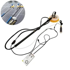 Solar Photovoltaic Panel Cleaning Machine Brusher Kits Scrubber 110V 6m