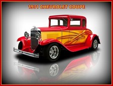 1931 Chevrolet Coupe New Metal Sign Hot Rod Restoration 1931 Chevrolet Coupe New Metal Sign Hot Rod Restoration