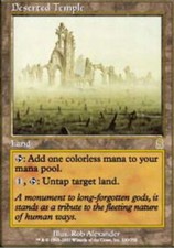 MTG magic cards 1x Deserted Temple Odyssey Light Play, English