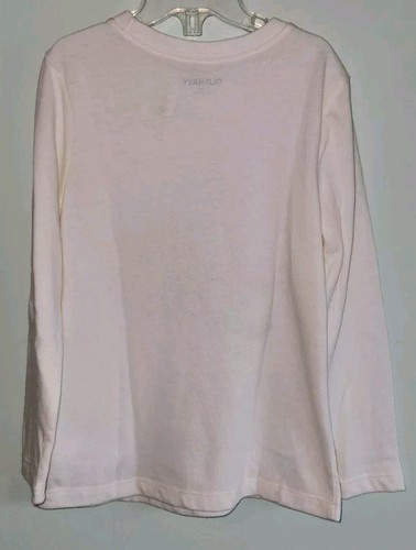 Old Navy Girls 4T 5T Long Sleeve DECK THE PAWS Christmas Cat Tee T-Shirt #21124 - Picture 3 of 3
