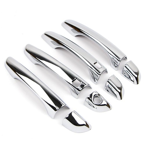 Door Handle Cover For Hyundai Elantra AD 2017 2018 Chrome Trim W/ Smart Key Hole - Picture 2 of 6