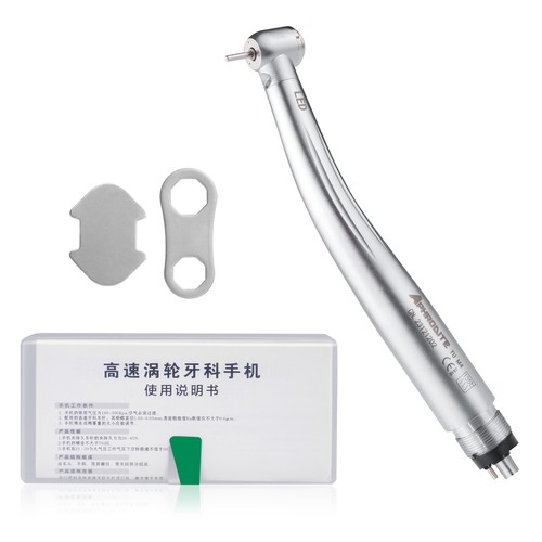 LED E-generator Dental Fiber Optic High Speed Handpiece 2H/4H Triple Spray US - Picture 17 of 25