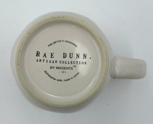 Rae Dunn HAPPY FALL Ceramic Coffee Tea Mug Cup w/Basket Pumpkins 18 Oz Orange - Picture 9 of 15