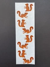 Mrs. Grossman's Stickers | ANIMALS SQUIRRELS | Retired 1995 Creative Memories