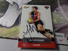 ✺Hand Signed✺ AFL 2013 Select Essendon Bombers -Jake Melksham Card #60 C4