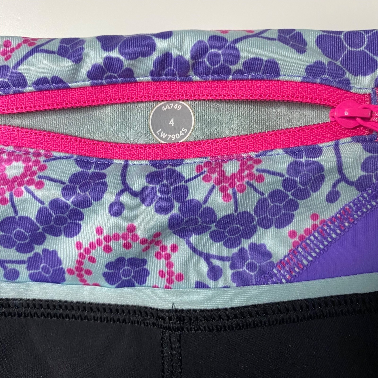 Lululemon Groovy Run Short Black Quilt Summer Pur… - image 3