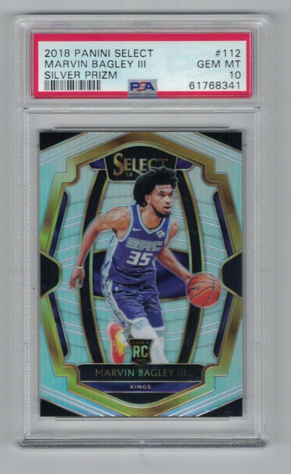 2018-19 MARVIN BAGLEY SILVER PREMIER PSA 10 ROOKIE RC
