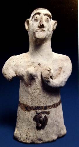 Antike Zypern Bronze Eisenzeit griechisch hellenisch ptolemäusische Artefakte Skulptur Ishtar - Bild 6 von 11