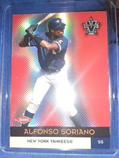 2000 Pacific Vanguard Alfonso Soriano #31 ROOKIE RC Yankees SILVER FOIL MVP HOF
