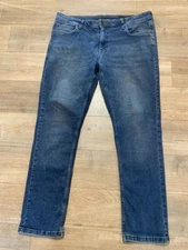 The Perfect Jean NYC Slim Fit Dark Blue Mens 38X32 Blue Denim Jeans TPC