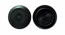 2" 2.00 Inch Flush Mount Black Plastic Body and Sheet Metal Hole Plug Qty 1