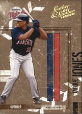 2004 Leather and Lumber Gold #80 Jacque Jones /25 - NM-MT